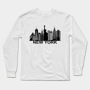 New York silhouette Long Sleeve T-Shirt